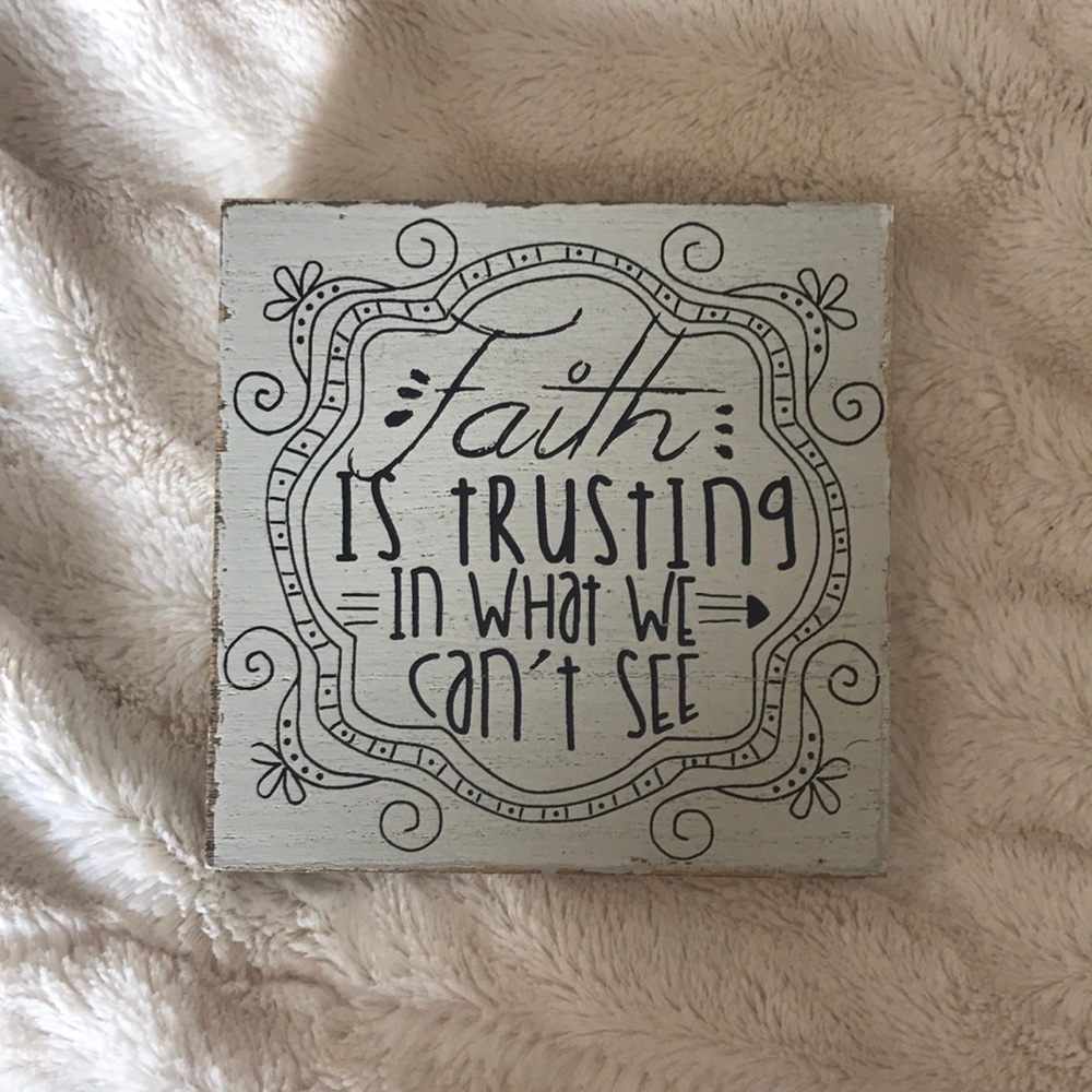 Beautiful home decor sign!